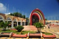 PLAZA DE ARMAS DE TUMBES PERU Adorned by sculptures, the Acoustic Shell and the Peruvian-Ecuadorian Integration Monument stand out