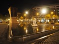 Plaza de Catalunya is Barcelona`s main square and huge transport hub.Spain