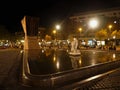 Plaza de Catalunya is Barcelona`s main square and huge transport hub.Spain