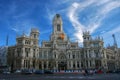 Plaza de Cibeles, Madrid, Spain.