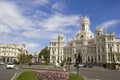 Plaza de Cibeles in Madrid, Spain. Royalty Free Stock Photo