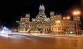 Plaza de Cibeles by Night, Madrid, Spain