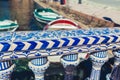 Plaza de Espana Balustrade Detail, Sevilla, Spain Royalty Free Stock Photo