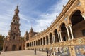 Plaza de Espana in Sevilla, Spain Royalty Free Stock Photo