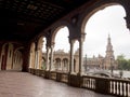 Plaza de Espana Sevilla view from open gallery