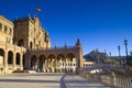 The Plaza de Espana, Seville