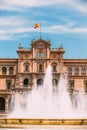 Plaza de Espana in Seville, Andalusia, Spain. Renaissance Reviva