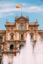 Plaza de Espana in Seville, Andalusia, Spain. Renaissance Reviva