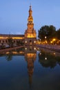 Plaza de Espana in Seville, Spain Royalty Free Stock Photo