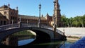 Plaza de Espana in Seville, Spain. Royalty Free Stock Photo