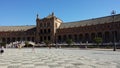 Plaza de Espana in Seville, Spain. Royalty Free Stock Photo