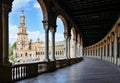 Plaza de Espana Spain square in Seville