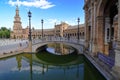 Plaza de Espana Spain square in Seville