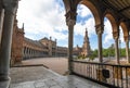 Plaza de Espana Spain square in Seville