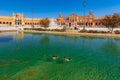 Plaza de Espana at sunny day in Seville, Spain Royalty Free Stock Photo