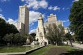 Plaza de EspaÃËo, the modern building, Madrid, Spain Royalty Free Stock Photo