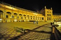 The Plaza de EspaÃÂ±a.nightshot. Royalty Free Stock Photo