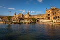 Plaza de EspaÃÂ±a in Seville, Spain. Royalty Free Stock Photo