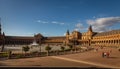 Plaza de EspaÃÂ±a in Seville, Spain. Royalty Free Stock Photo