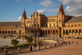 Plaza de EspaÃÂ±a in Seville, Spain. Royalty Free Stock Photo