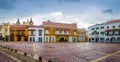 Plaza de la Aduana - Cartagena de Indias, Colombia Royalty Free Stock Photo