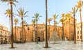 Plaza de la Catedral in Almeria Royalty Free Stock Photo