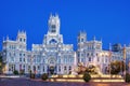 Plaza de la Cibeles by night