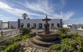 The Plaza de la Constitucion square in the historic center of Teguise, Lanzarote, Spain