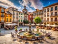 Plaza de la Encarnacion square in Seville, Spain