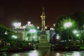 Plaza de la Independencia at night Royalty Free Stock Photo