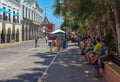 Plaza de la independencia the street festival merida en domingo, merida, mexico