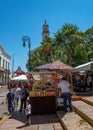 Plaza de la independencia the street festival merida en domingo, merida, mexico