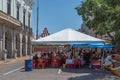 Plaza de la independencia the street festival merida en domingo, merida, mexico