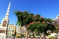 Plaza de la Mercaded, Histiric Building, Malaga, Spain Royalty Free Stock Photo