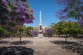 Plaza de la Merced Square and Torrijos Monument - Malaga, Andalusia, Spain Royalty Free Stock Photo