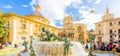 Plaza de la Virgen and Turia Fountain, Valencia