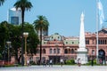 Plaza de Mayo May square in Buenos Aires, Argentina Royalty Free Stock Photo