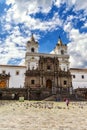 Plaza de San Francisco and St Francis Church - Quito, Ecuador Royalty Free Stock Photo