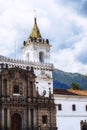 Plaza de San Francisco and St Francis Church - Quito, Ecuador Royalty Free Stock Photo