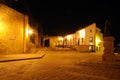 Santa Maria plaza at night, Antequera, Spain.