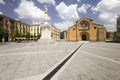 Plaza de Santa Teresa or Square of Santa Teresa in the old Castilian Spanish village of Avila Spain Royalty Free Stock Photo