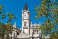 Plaza del Ayuntamiento, Valencia, Spanien Royalty Free Stock Photo