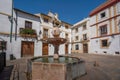 Plaza del Potro Square and Fuente del Potro Fountain - Cordoba, Andalusia, Spain Royalty Free Stock Photo