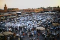 Plaza Djem el fnaa in Marrakech Royalty Free Stock Photo