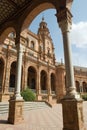 Plaza Espana and arch Royalty Free Stock Photo