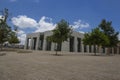 The Yad Vashem plaza, the Holocaust Museum in Jerusalem.