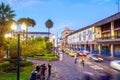 Plaza Grande in old town Quito, Ecuador Royalty Free Stock Photo