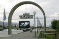 Plaza Islas Malvinas in Ushuaia, Argentina