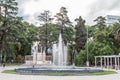 Plaza Italia Mendoza Argentina Royalty Free Stock Photo