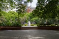 Plaza Libertad: City Square Adorned with Landscaped Lawns, Walking Paths